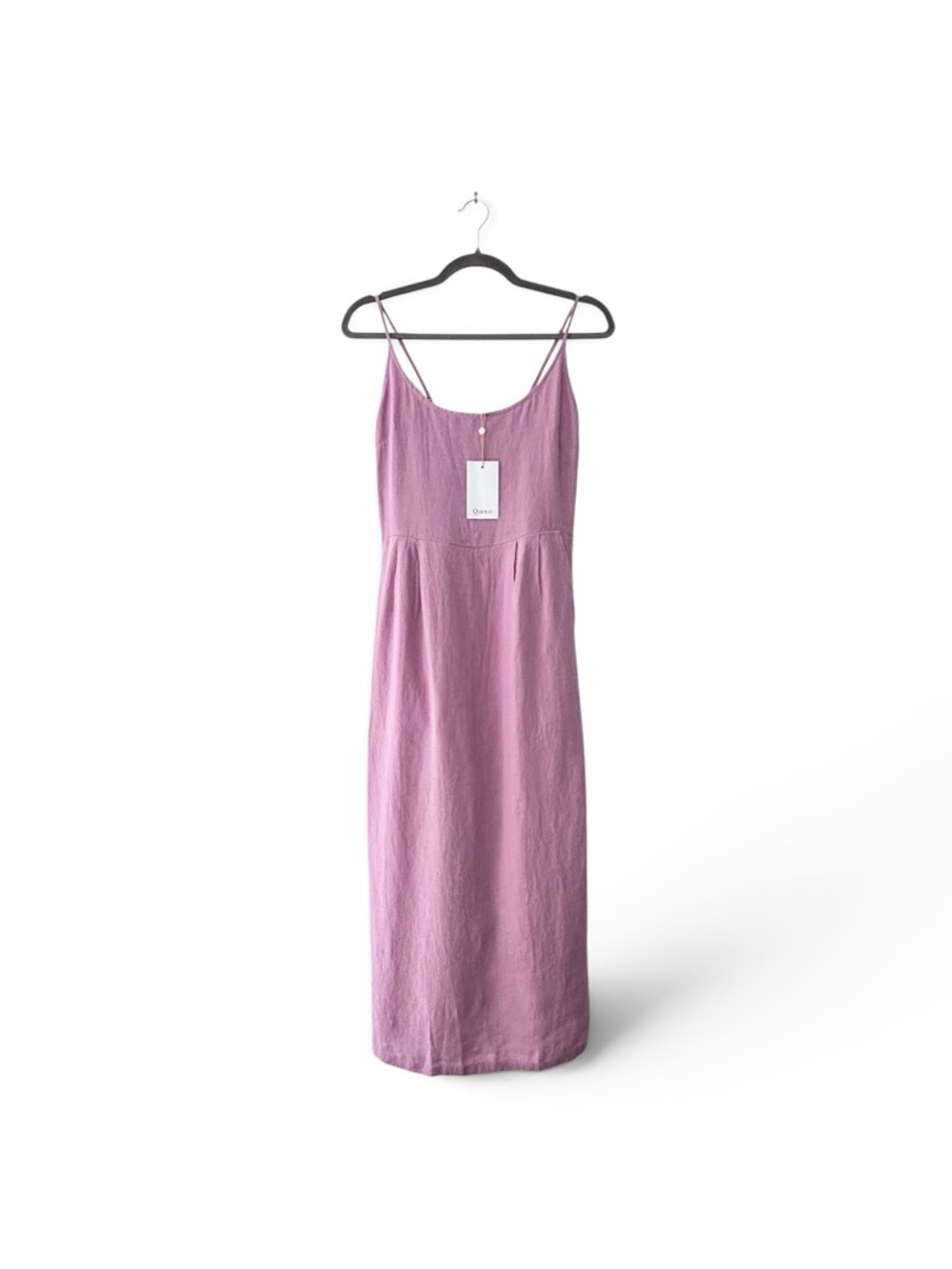 Quince Blush Pink Sleeveless Midi Dress - Picture 5 of 11